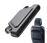 Portable Fan - Rechargeable Double Turbine Car Fan | Adjustable Back Seat Cooling Fans for Sedan Van | USB Vehicle Interior Fans for Travel Commuting Driver Sleep