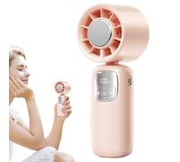 Portable Fan, Rechargeable Fan, Foldable Cool Equipment with 6.3x2.36x2.13 Inches, Cooling Blower for Travel, Outdoor, Beach, Tent, Desk, Garden, Gym, School, Office, Students, Camping