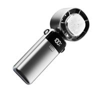 Portable Fan - Rechargeable Fan | Turbo Cooler For Traveling Small Digital Display Features More Air Cooler With 100 Speed, Rechargeable Folding Cool Gadgets For L
