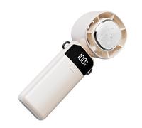Portable Fan - Rechargeable Fan | Turbo Cooler For Traveling Small Digital Display Features More Air Cooler With 100 Speed, Rechargeable Folding Cool Gadgets For L