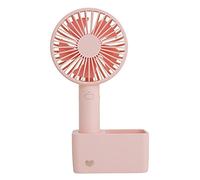 Portable Fan USB Handheld Fan Personal Small Table Portable Small But Mighty Quiet Blue White 2000mAh Usb Desk Quiet Electric Plug In Rechargeable White Blue