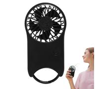 Portable Fan with Carabiner - USB Rechargeable Handy Fan with Carabiner Clip,Quiet Operations, Small Pocket Cooling Fan, Personal Desk Companion for Outdoors and Campus