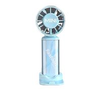 Portable Fan, With Compact And Lightweight Design, 13.2x5.4x6.7cm, Portable Rechargeable Fan, Mini Handheld Cooling Device, Adjustable Airflow Control, For Summer, Picnic, School, Commuting, Beach