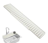 Portable Faucet Mat, Silicone Fast Drying Pad, Countertop Splash Guard with Absorbent, Waterproof Sink Protector with Non-Slip Base, Kitchen Accessory Easy Cleaning Home Supplies