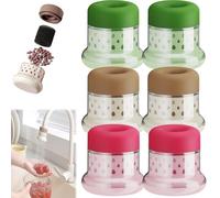 Portable Faucet Water Filter,360° Rotating Water Filter Tap with Multi-Layer Filtration,Anti-Splash Tap Filter,for Home Shower and Bathroom (Three colors, 6 PC)