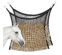 Portable Feeder Bag, Sturdy Hay Net Feeder, Weatherproof 90 x 70 cm with Strap, Premium Hay Holder for Farm Bag with Compact Design, Livestock Feeder for Sturdy Transport