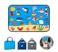 Portable Felt Story Board for Kids, Fuzzy Felt Board Set for Imaginative Play, Educational Storytelling Board for Preschool, Easy to Carry Travel Toy, Creative Learning for Toddlers