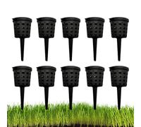 Portable Fertilizer Basket - 10-Piece Slow Release Fertilizer Cups with Lids, Bonsai Plant Nutrient Box | Convenient Portable Gardening Tool for Indoor Outdoor Herbs Flowers Vegetables