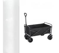 Portable Festival Trolley Folding Stand Table Mobile Picnic Cart for Outdoor Camping Beach Fishing Hand-Pull Utility Truck - Perfect for Trips and Events