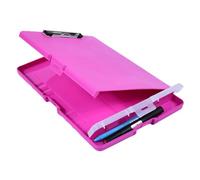 Portable File Case with Clipboard and Pen Case Letter Size File Folder Document Storage Box for Hospital Doctor Nurse