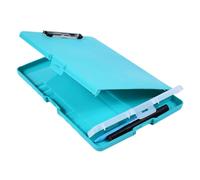 Portable File Case with Clipboard and Pen Case Letter Size File Folder Document Storage Box for Hospital Doctor Nurse