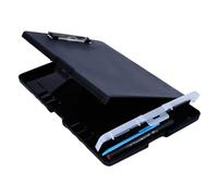 Portable File Case with Clipboard and Pen Case Letter Size File Folder Document Storage Box for Hospital Doctor Nurse