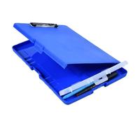 Portable File Case with Clipboard and Pen Case Letter Size File Folder Document Storage Box for Hospital Doctor Nurse