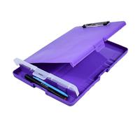 Portable File Organizer Case with Clipboard and Pen Box Clipboard Writing Pad with Case for Hospital Warehouse Folder Clipboard