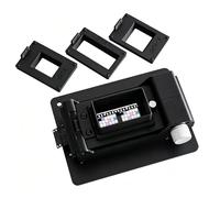 Portable Film Scanner, Slide Scanner Convert Kit with Adjustable LED Light Panel, 120 135 Film Holders, for Analog Photography Darkroom Old Film Archive Restoration Work