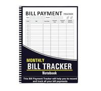 Portable Financial Tracking for Students and Professional Money Bill Management Notebook or Cleaning Checklist Book Financial Planner