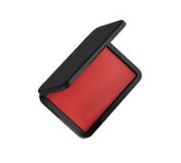 Portable Fingerprint Inks Pad Fast Drying Business Stamp Inkpad for Financial Checks Contract Supplies Accounting Inks Pad