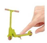 Portable fingerScooter - ABS Mini fingerBike 10.5×6×8.5cm with Foldable Structure, Random Handlebar Design | Fun fingerStunt Scooter for Kids Teens Adults, Desktop Toy, Stress Relief Fidget, Cr