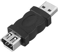 Portable Firewire Ieee 1394 6 Pin Female Usb Type 1.1/2.0 A Male Adapter