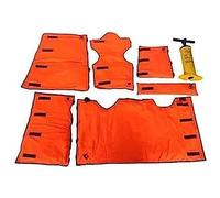 Portable First Aid Air Splint Set(6 Parts), Multiple Combinations Emergency Vacuum Bone Fracture Immobilization Splint with Pump, Outdoor Camping First Aid Emergency Kit