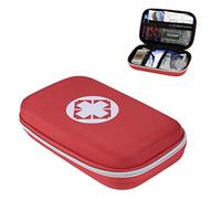 Portable First Aid Bags Pouch Empty Mini Medical Kit Bag Case Compact Survival Emergency Bags Empty Medicine Storage Bag for Travel Camping Outdoor Sports Work Holidays Car Home (Empty Bag)
