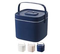 Portable First Aid Kit - 2-Layer Mcal Sto Box for Home & Outdoor Use, Health nizer with tial Supplies (White, Size L)