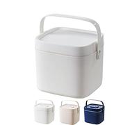 Portable First Aid Kit - 2-Layer Mcal Sto Box for Home & Outdoor Use, Health nizer with tial Supplies (White, Size L)