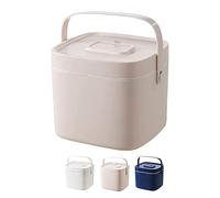 Portable First Aid Kit - 2-Layer Mcal Sto Box for Home & Outdoor Use, Health nizer with tial Supplies (White, Size L)