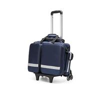 Portable First Aid Kit Bag, Professional First Aid Kits Storage Medical Bag with with Trolley Duffel, Large Capacity Outdoor Waterproof Emergency Rescue Kit,Ideal for EMT, EMS, Paramedics(Blue)