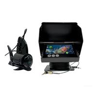 Portable Fish Finder Camera System - Underwater Viewing Device with Sun Visor for Low Light - HD Display for Ice Fishing Sea Angling Lake River Pond - Rechargeable for battery 6-8 Hours 22.5cm Unit(B)
