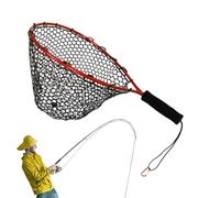 Portable Fish Net, Shrimp Catching Tool, Durable Handle Gear, Practical Beach Kayak Pond Saltwater Aid, Reliable Stream Mountain Outdoor Survival Supply, Fishing Accessory for Anglers, Camper, 300g