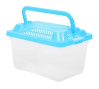 Portable Fish Tank Plastic Aquarium Transport Box with PP Design | Reptile and PET Fish Trips, Handheld Carrier, Body, Turtle Habitat, Outdoor Adventures