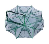 Portable Fish Trap - Foldable Fishing Net, Multipurpose Catch Basket, Long Lasting Foldable Trap Cage | Folding Device for Small Fish, Shrimp, Crabs, Lobster, Crayfish, Eq