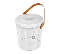 Portable Fish Tray with Lighting, Quiet, Clear Water and Oxygen Circulation | 2000mAh Fish Container for Fishing, Indoor and Outdoor Use, Sensory Play and Bait for