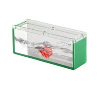 Portable Fish Viewing, Acrylic Container Box, Portable Transparent Breeder with Measurement Scale, Durable Aquatic Gear with Lightweight Build, Acrylic Hatching Accessory for Crabs