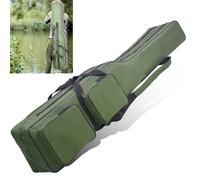 Portable Fishing Bag, Camouflage Pole Storage Case 130cm Large Capacity Rod Reel Carrier Bag Organizer Fishing Gear Bag