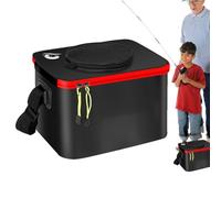 Portable Fishing Bucket,Live Fish Lures Bucket | Live Fish Lures Bucket Leak Proof EVA Fish Protection Bucket Container for Outdoor