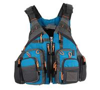 Portable Fishing Buoyancy Suit Outdoor Water Sports Bright Color High Visibility Adjustable Chest Lifesaving Gear(Sky Blue)