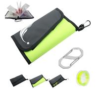Portable Fishing Lure Multi-Layer Storage Bag with Buckle, Waterproof Large Capacity Soft Bait Binder, Multi-Function Soft Bait Binder, for Fishing Gear, Hooks, Rigs & Jigs (1pc*Green)