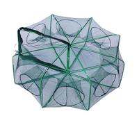 Portable Fishing Net - 80cm Portable Folding Fishing Net with Sturdy Structure | Nylon Bait Crustacean Trap | Compact Design | Safe Catch for Sea River Lake