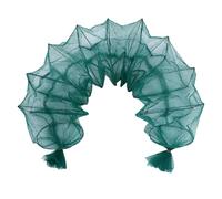 Portable Fishing Net Trap Foldable Nylon for Crayfish and Eels | Green Mesh, Hand Safe Removal, Freshwater Bait Catching, Compact Pack Size, for Anglers and Crabbers