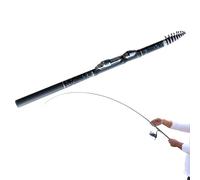 Portable Fishing Pole,Trout Fishing Rod Carbon Fiber | Travel Rod Compact Backpacking, Ultra-light Saltwater Pole