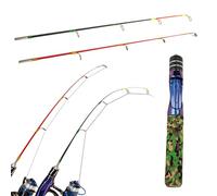 Portable Fishing Rod - Pole Tackle Gear | Trout Casting Rod - for Adults Youth Beginner Saltwater Freshwater Bass Catfish Trout Ice Fishing Winter