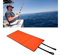 Portable Fishing Seat and Unhooking Pad Lightweight Green(Orange-red)