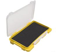 Portable Fishing Tackle Box Featuring Detachable Dividers and Removable Inserts for Lures Hooks and Bait 17.5 x 10.5 x 2 cm Dimensions (O)