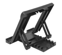 Portable Five Gears Height Adjustable Bracket for Tablet PC and Mobile Phone, Desktop Bracket for E-reader and Phone, Black (Black)