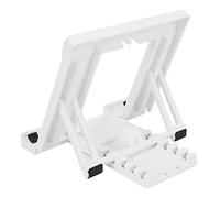 Portable Five Gears Height Adjustable Bracket for Tablet PC and Mobile Phone, Desktop Bracket for E-reader and Phone, Black (White)