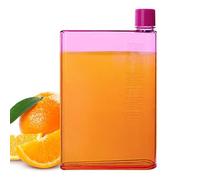 Portable Flat Water Bottle - A5 A6 Paper Cups 350ml/420ml Beverage Kettle Travel School Sports Food Cycling Accessories Design Easy to Carry | Water Bottle for Outdoor Activities