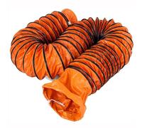 Portable Flexible Duct Hose PVC Flame Retardant Duct Hosing, Air Duct Pipe With D-ring,Waterproof Ducting Hosing For Ventilation, Duct Fans And Vent Exhaust Ductwork, Factory Farm Tunnel(350mm/14inch,