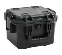 Portable Flight Case Black PP Tool Box Protective Hard Case Carry Case vidaXL